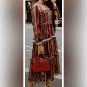 Zara Bloggers’ Favorite Pom Pom Dress M Size